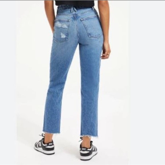Good American good vintage with frayed hem jeans size 2/25 - Picture 2 of 7